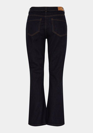 I SAY Como Button Jeans Pants K97 Unwashed Denim