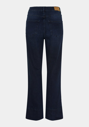 I SAY Como Straight Leg Jeans Pants 687 Dark Denim Wash