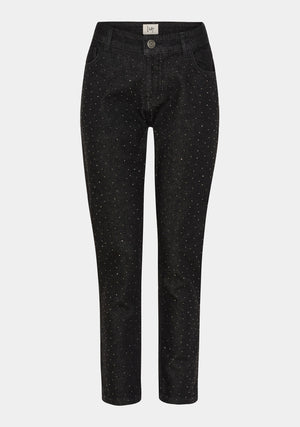 I SAY Lucca Shine Jeans Pants 917 Black Wash