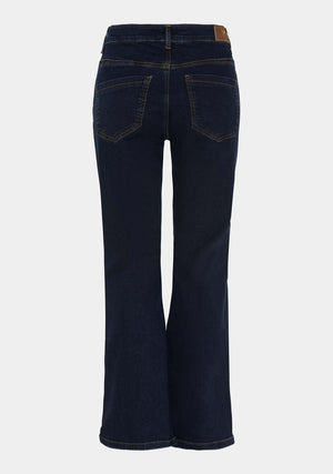 I SAY Parma Flare Jeans Pants 654 Blue Denim