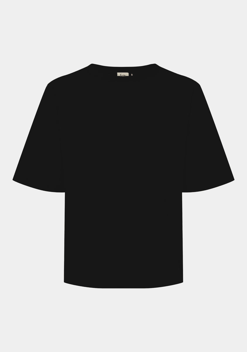 Back To Basic T Shirt Regular Fit Basic Tee Black Jet