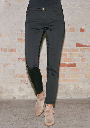 I SAY Lido Zip Jeans Pants 900 Black