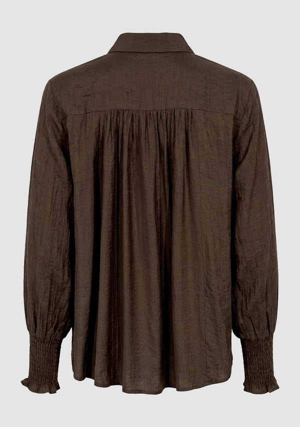 I SAY Ane Smock Shirt Shirts 820 Dark Khaki
