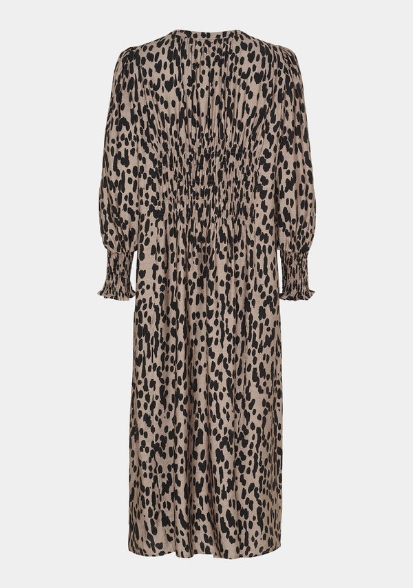 I SAY Ane V-Neck Dress Dresses N26 Black Drops