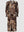 I SAY Ane V-Neck Dress Dresses N58 Brown Drawing