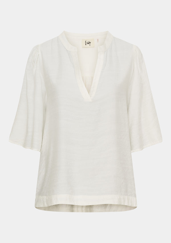 I SAY Ane s/s Blouse Blouses 101 Broken White