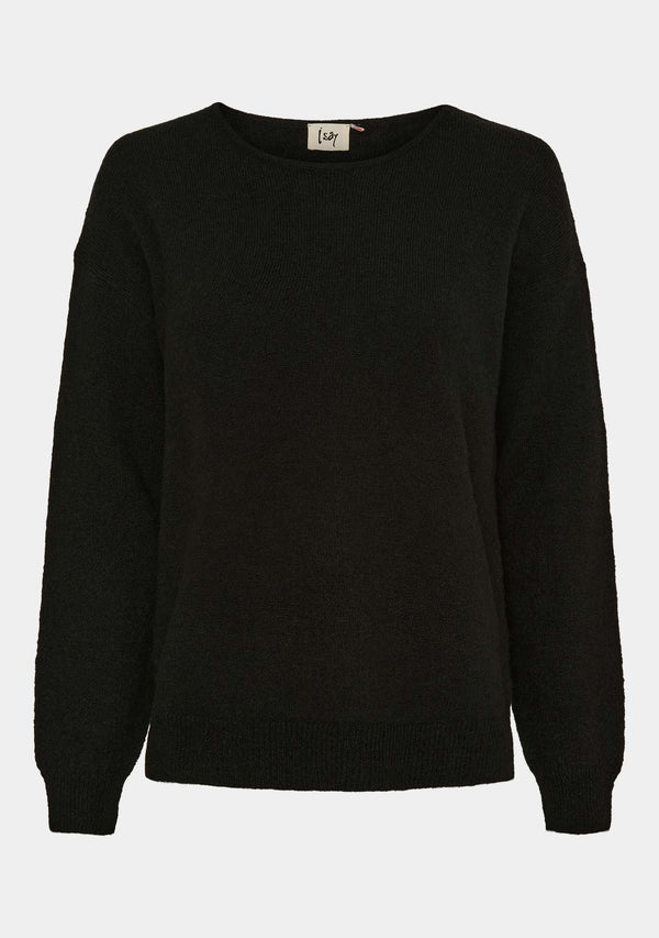 I SAY Anna Classic Pullover Knitwear 900 Black