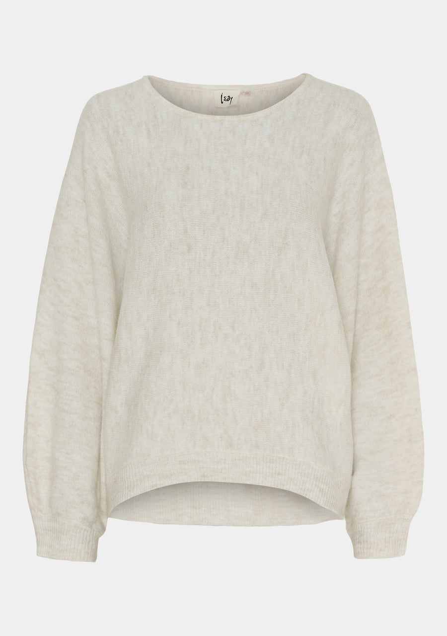 I SAY Anna Pullover Knitwear 101 Broken White