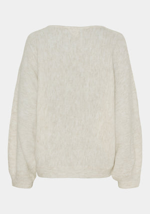 I SAY Anna Pullover Knitwear 101 Broken White