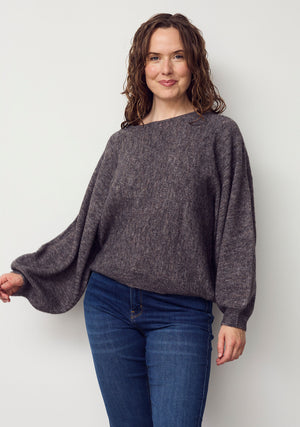 I SAY Anna Pullover Knitwear 972 Mole Melange