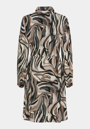 I SAY Annica String Dress Dresses 093 Floating Stripes
