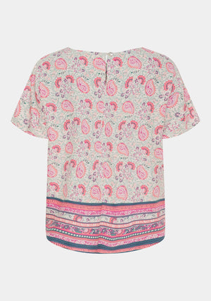 I SAY Annica s/s Blouse Blouses A96 Summer Paisley