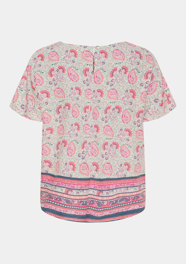 I SAY Annica s/s Blouse Blouses A96 Summer Paisley