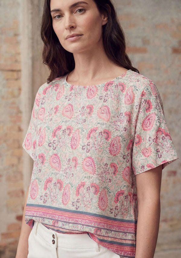 I SAY Annica s/s Blouse Blouses A96 Summer Paisley