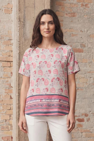 I SAY Annica s/s Blouse Blouses A96 Summer Paisley