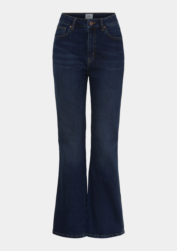 I SAY Asti Long Jeans Pants 611 Deep Blue