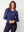 I SAY Barbel Blouse Blouses M98 Blue w/Silver