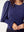 I SAY Barbel Blouse Blouses M98 Blue w/Silver