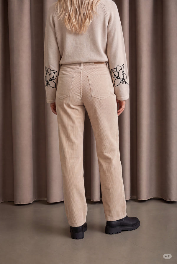 I SAY Barbel New Pant Pants 366 Light Taupe