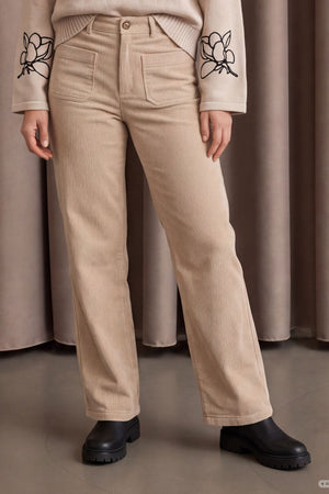 I SAY Barbel New Pant Pants 366 Light Taupe