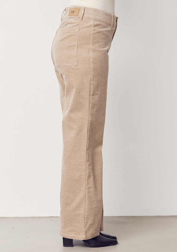 I SAY Barbel Wide Pant Pants 366 Light Taupe