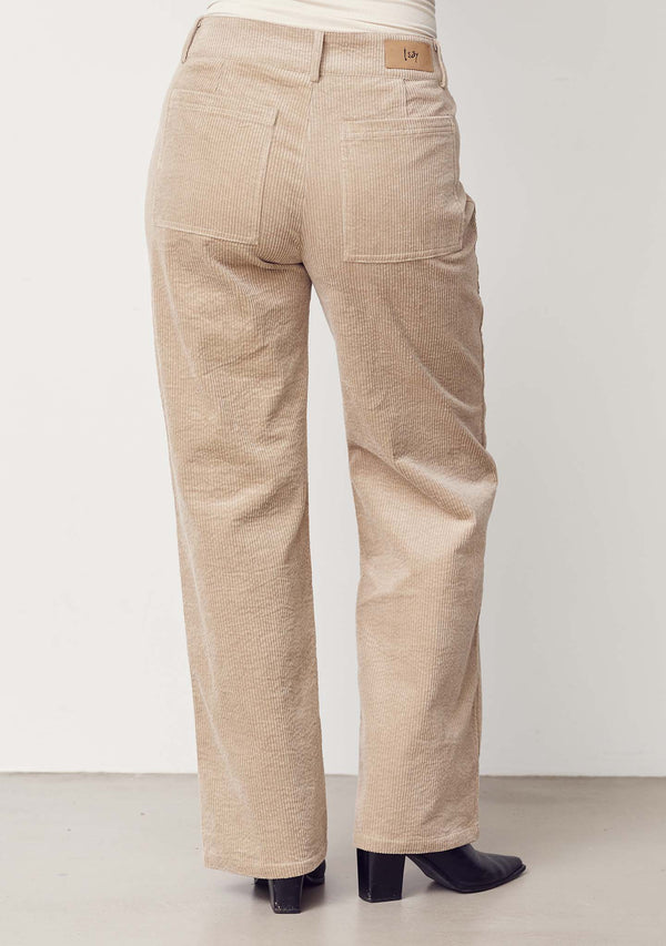 I SAY Barbel Wide Pant Pants 366 Light Taupe