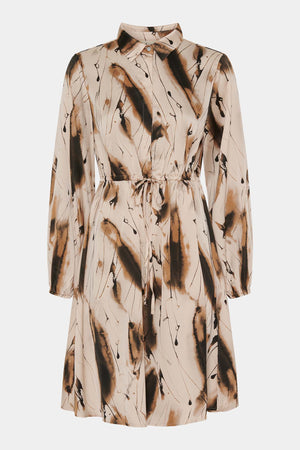 I SAY Bitten New Dress Dresses M11 Camel Drawing
