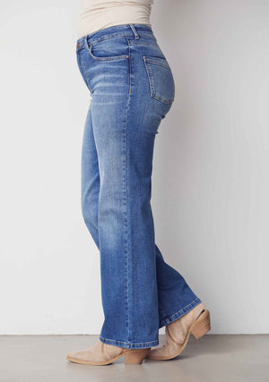 I SAY Bologna Classic Jeans Pants 606 Mid Denim