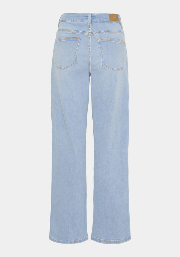 I SAY Bologna Wide Jeans Pants 674 Light Denim