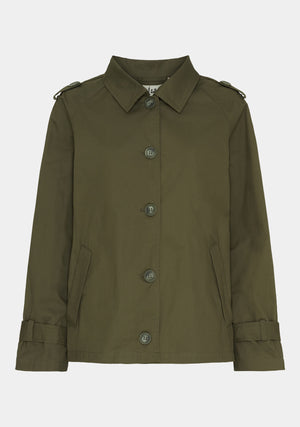 I SAY Botelle Short Coat Outerwear 885 Khaki