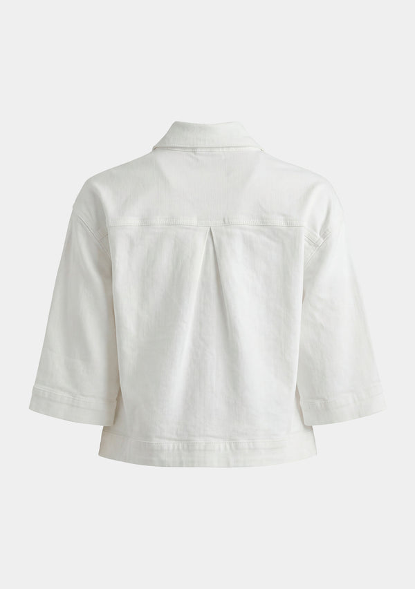 I SAY Carpi Denim Jacket Jackets 101 Broken White