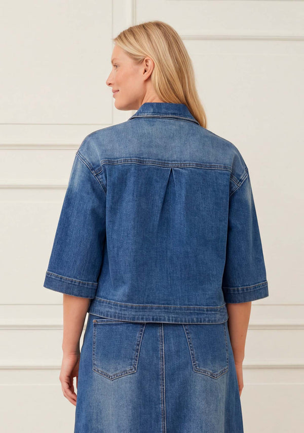 I SAY Carpi Denim Jacket Jackets 633 Basic Denim Wash