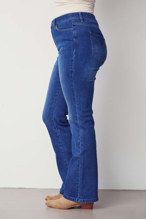 I SAY Carpi Flare Jeans Pants 643 Denim