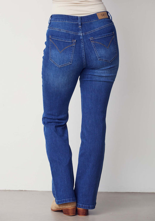 I SAY Carpi Flare Jeans Pants 643 Denim