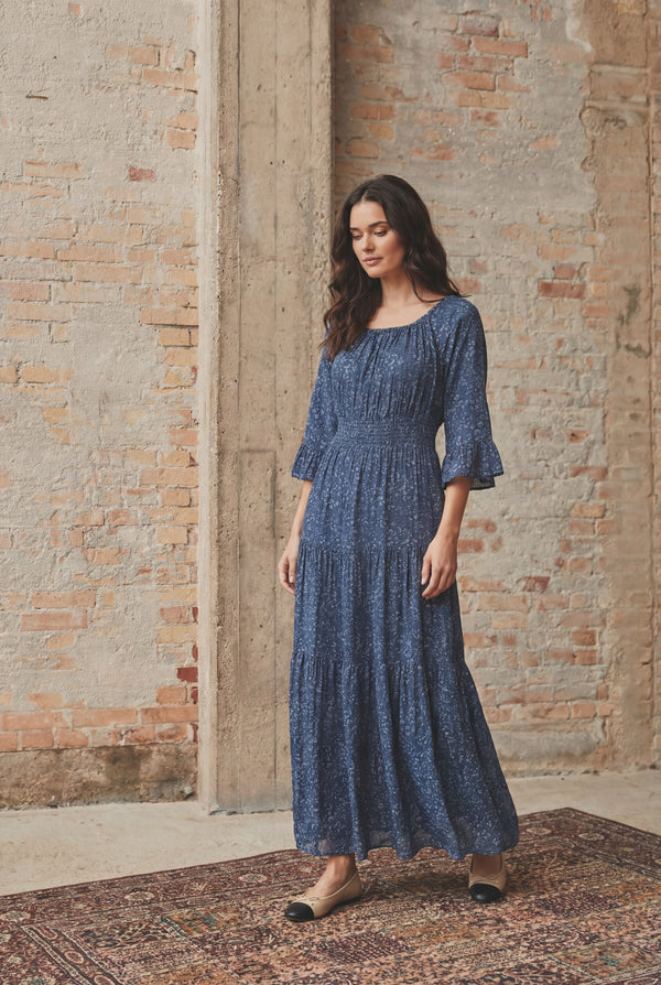 I SAY Chantel Dress Dresses D13 Blue Flower