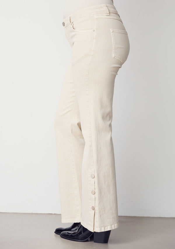 I SAY Como Twill Button Pant Pants 346 Desert