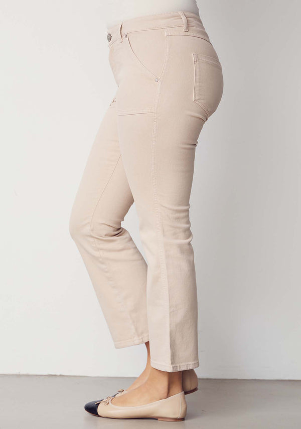 I SAY Como Twill Flare Pant Pants 117 Dark Sand