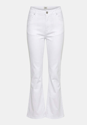 I SAY Como Twill Kickflare Pant Pants 100 White