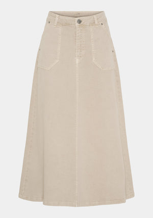 I SAY Como Twill Skirt Skirts 117 Dark Sand