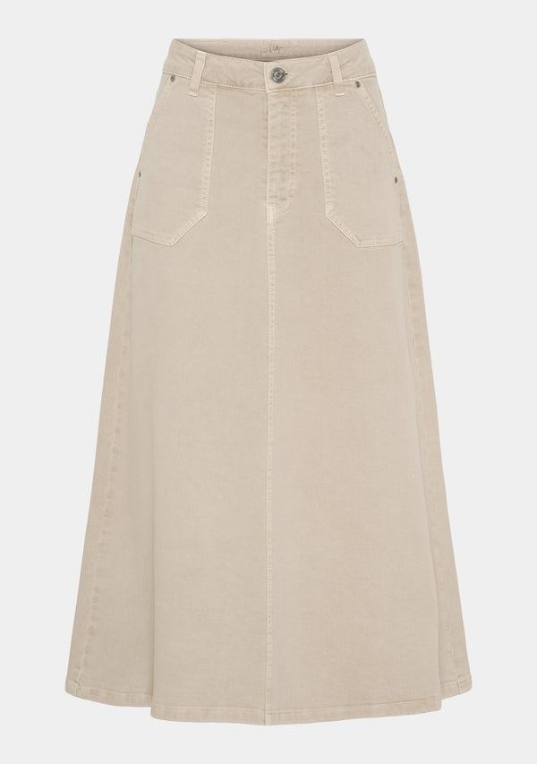 I SAY Como Twill Skirt Skirts 117 Dark Sand