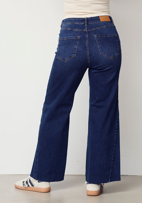 I SAY Como Wide Jeans Pants L42 Bologna Denim Wash