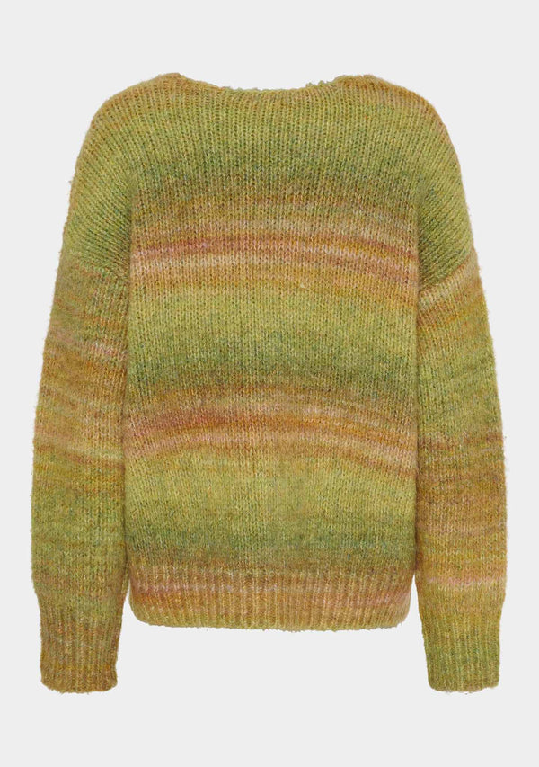 I SAY Cosima Color Pullover Knitwear N48 Green Tones