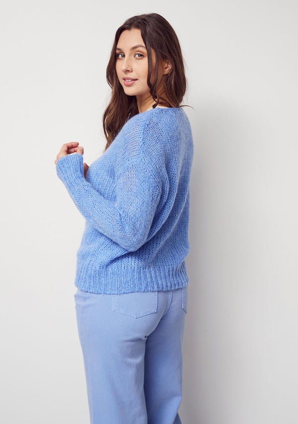 I SAY Cosima Knit Knitwear 645 Skyblue