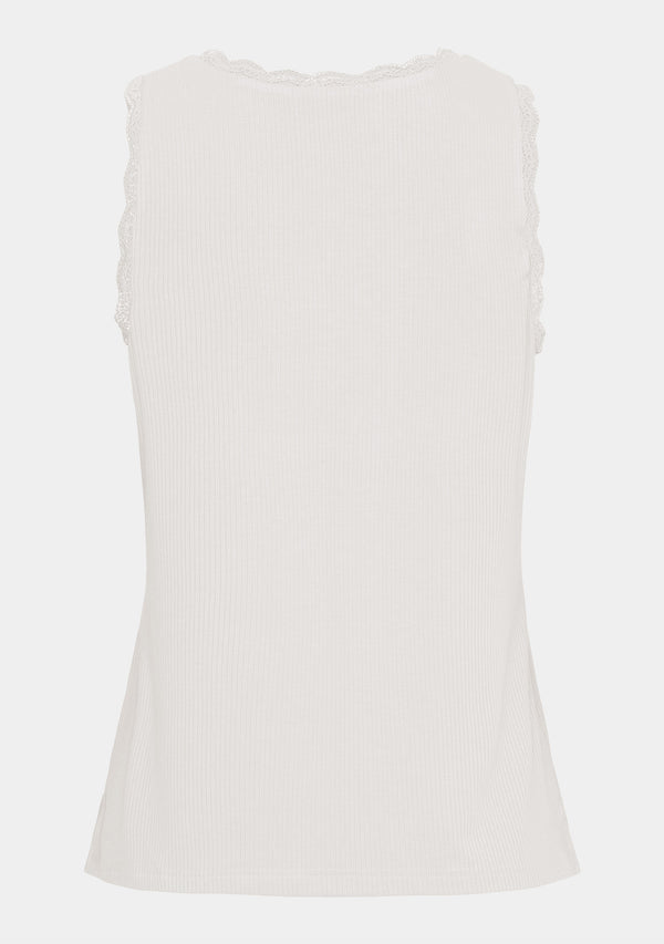 I SAY Dee O-Neck Top Tops 100 White