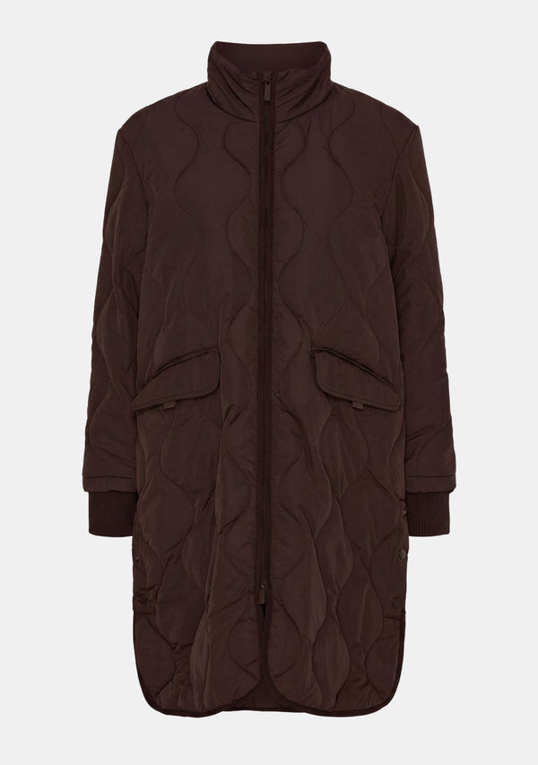 I SAY Diddi New Coat Outerwear 356 Dark brown