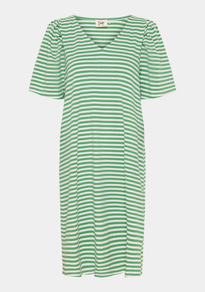 I SAY Ditte Dress Dresses G79 Green Stripe