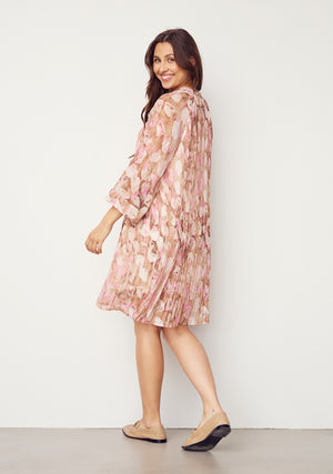 I SAY Enge New Dress Dresses M68 Luxury Camel w/Pink