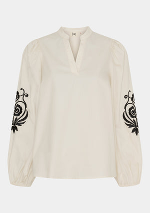 I SAY Faja Blouse Blouses 146 Cream