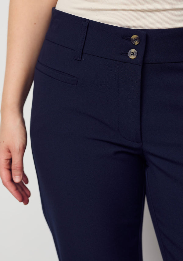 I SAY Firenze Straight Pant Pants 640 Navy