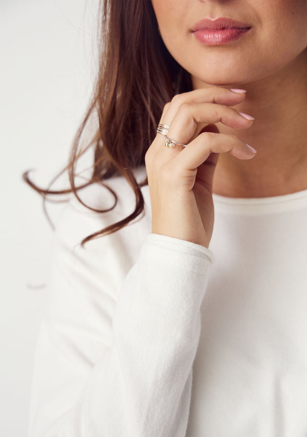 I SAY Frigga Knit Pullover Knitwear 101 Broken White